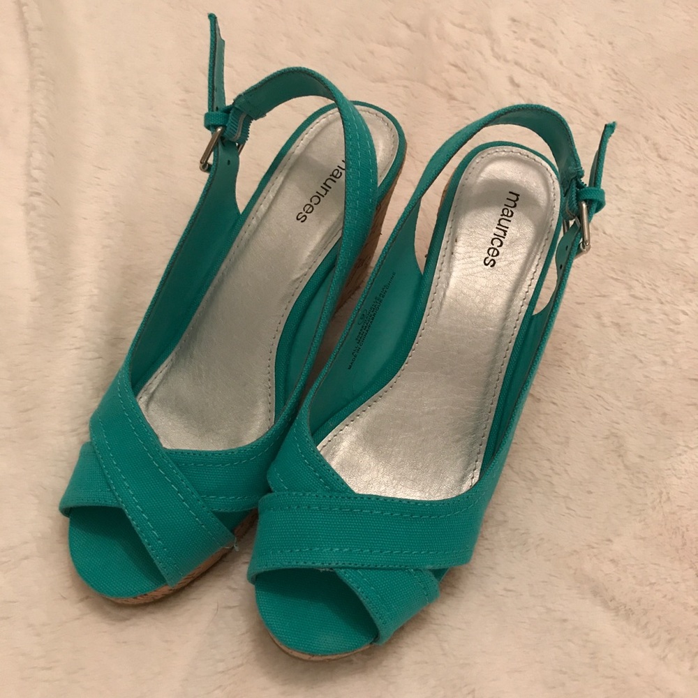 Teal wedges